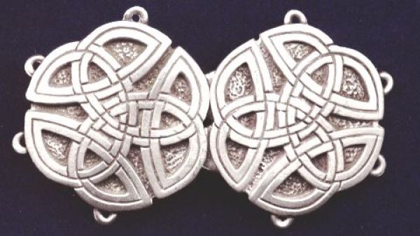 Round Celtic Cloak Clasp